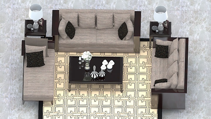 渲染模型_沙发6378