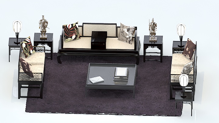 渲染模型_沙发6382