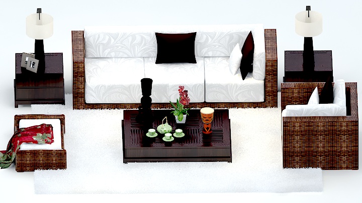 渲染模型_沙发6394