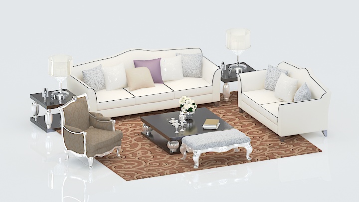 渲染模型_沙发6434