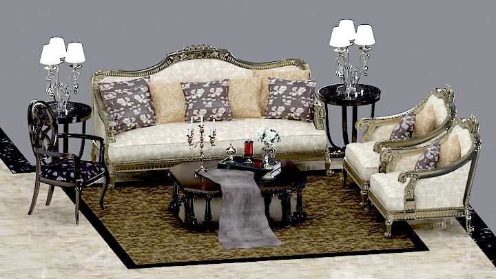 渲染模型_沙发6460