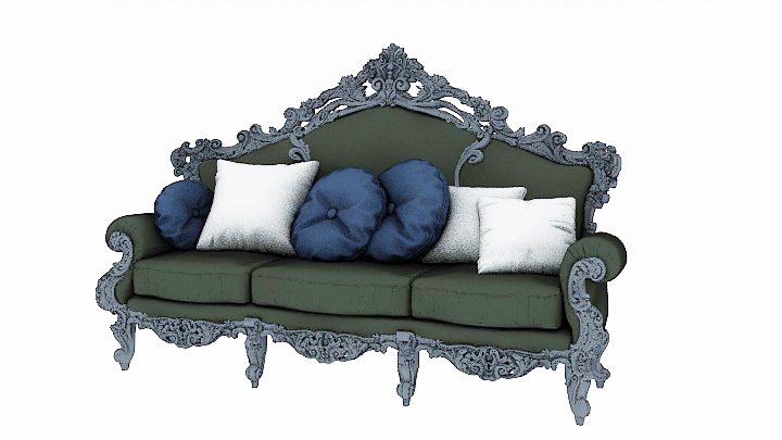 渲染模型_沙发6682