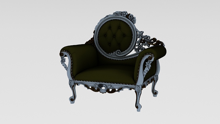 渲染模型_沙发6686