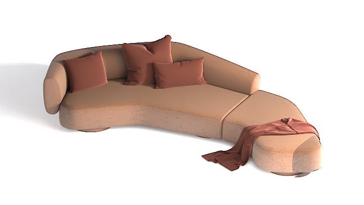 渲染模型_沙发6719