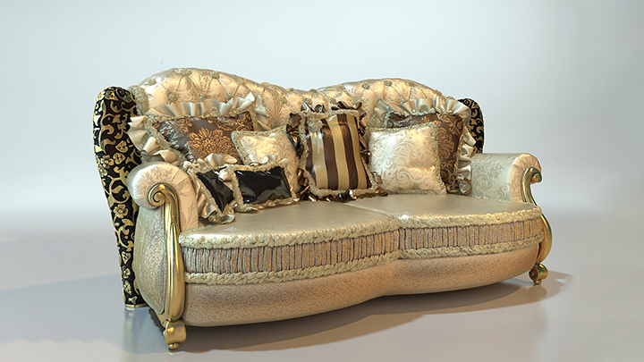 渲染模型_沙发6755