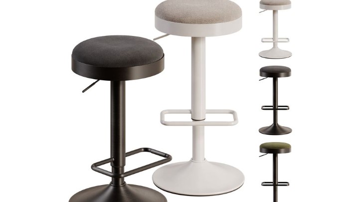 渲染模型_沙发凳037