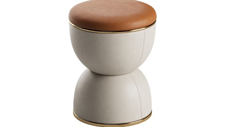 渲染模型_沙发凳038