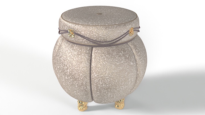 渲染模型_沙发凳049