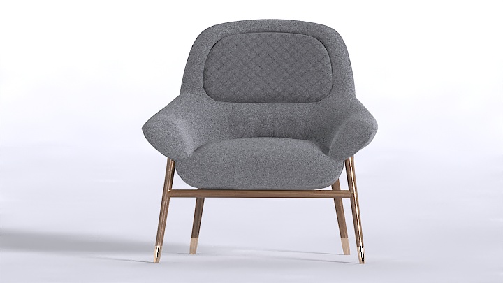 渲染模型_沙发座椅001