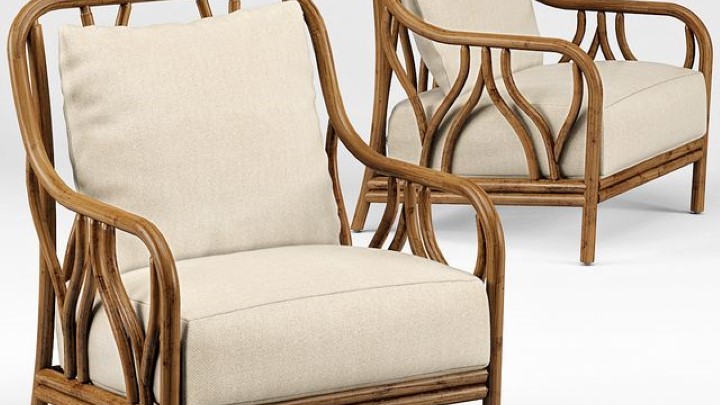 渲染模型_沙发椅206