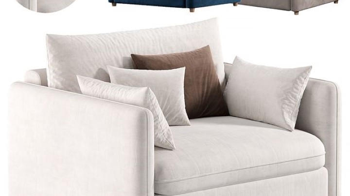 渲染模型_沙发椅238