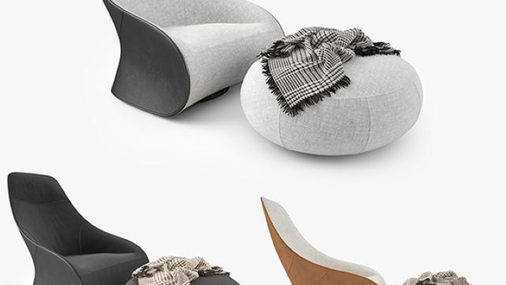 渲染模型_沙发椅260