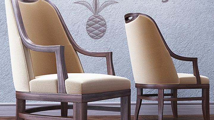 渲染模型_沙发椅298