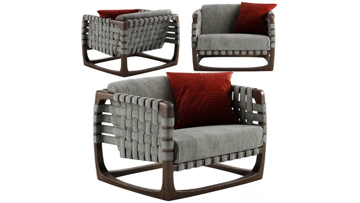 渲染模型_沙发椅子028