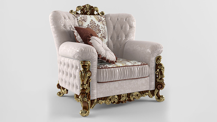 渲染模型_沙发椅子043