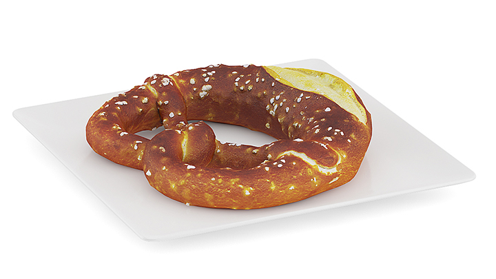 渲染模型_油条001