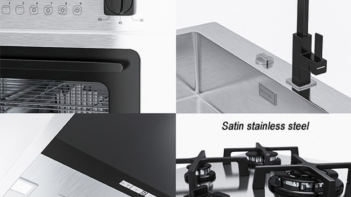 渲染模型_油烟机灶台合集001