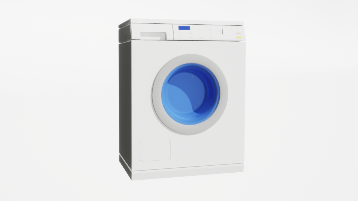 渲染模型_洗衣机072