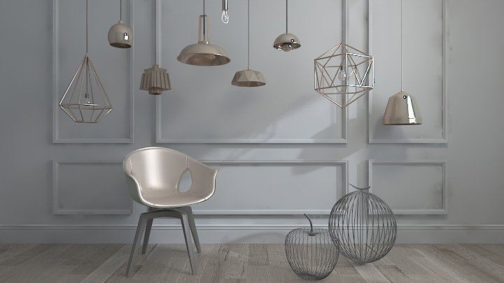 渲染模型_灯1750