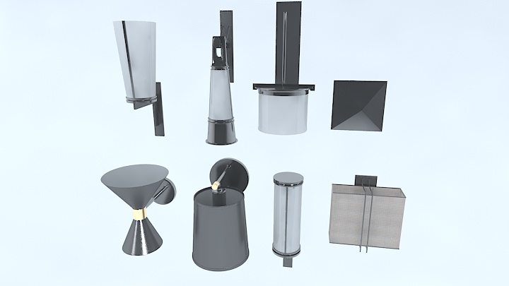 渲染模型_灯1856