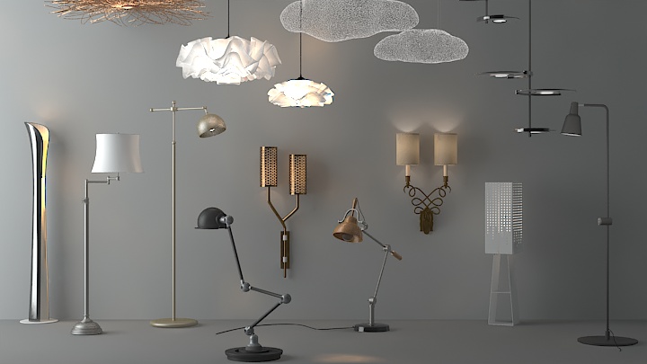 渲染模型_灯1870