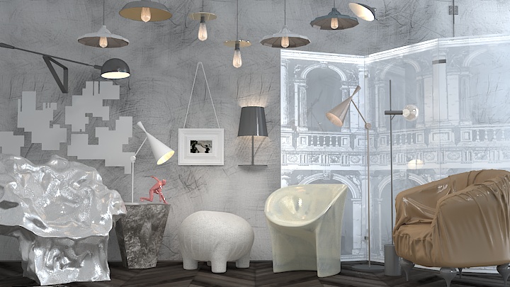 渲染模型_灯1879