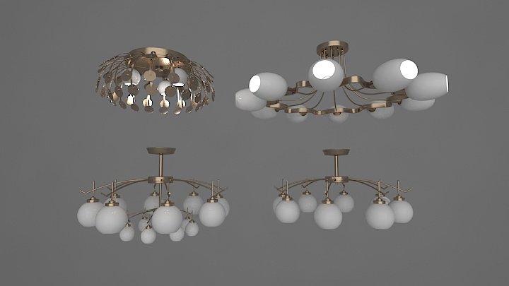 渲染模型_灯1884