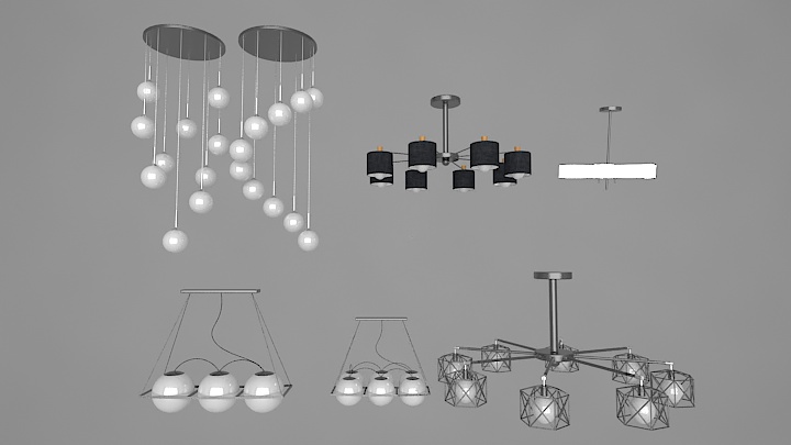 渲染模型_灯1889