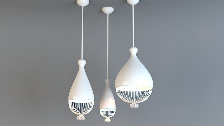 渲染模型_灯1896