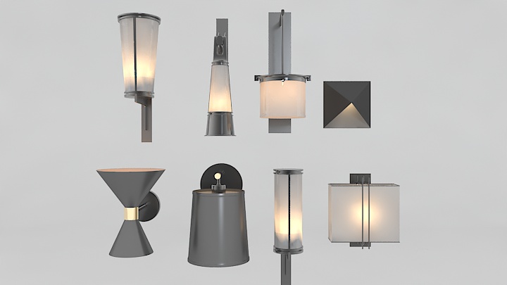 渲染模型_灯1978