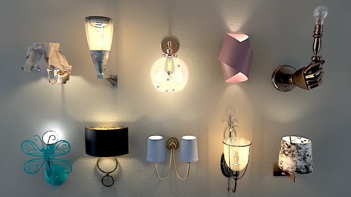 渲染模型_灯2000