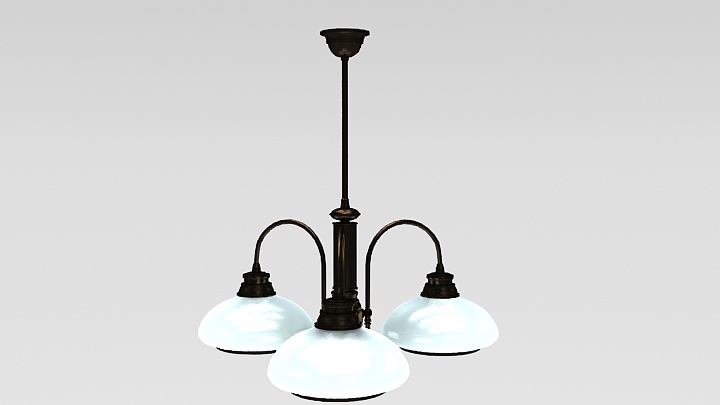 渲染模型_灯具1180