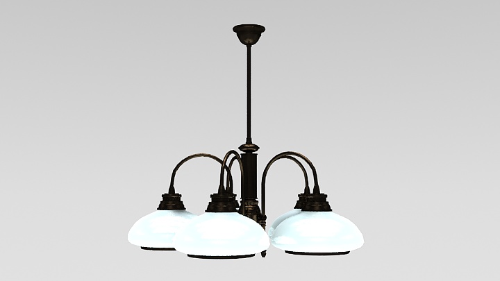 渲染模型_灯具1181