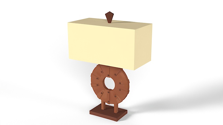 渲染模型_灯具704