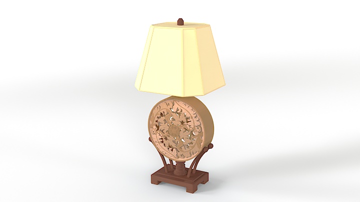 渲染模型_灯具713