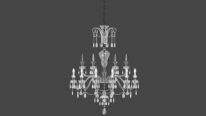 渲染模型_灯具743