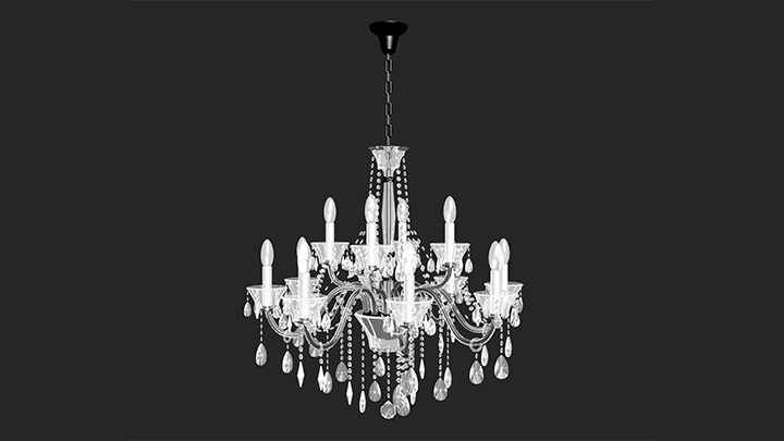 渲染模型_灯具748