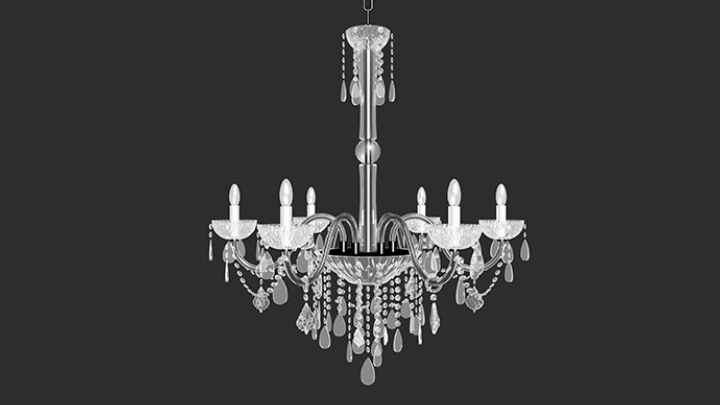 渲染模型_灯具822