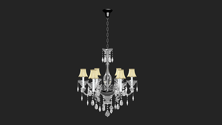 渲染模型_灯具824