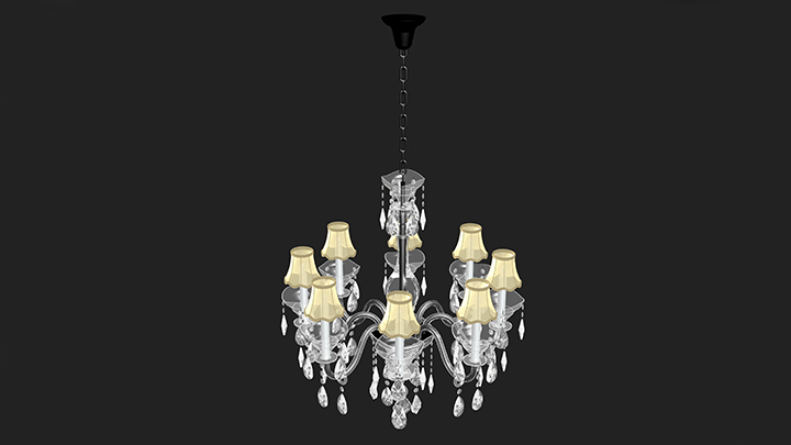 渲染模型_灯具825