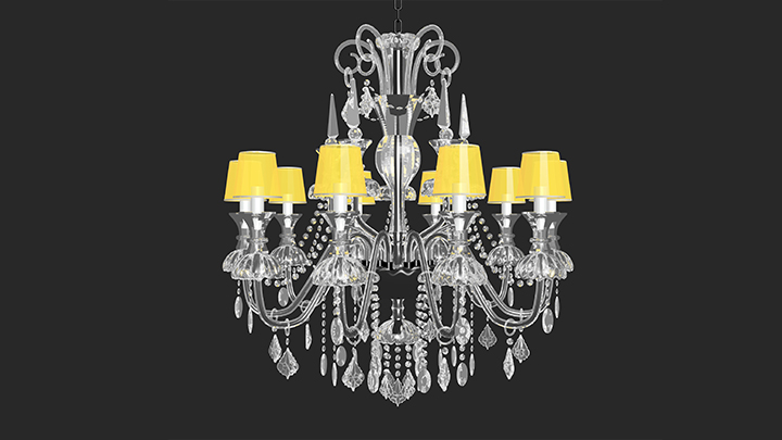 渲染模型_灯具833