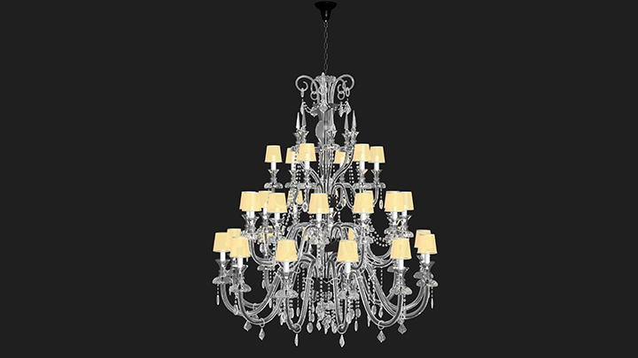 渲染模型_灯具836