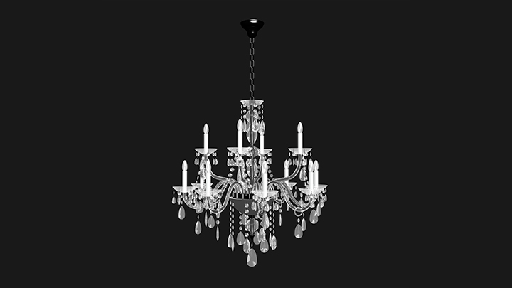 渲染模型_灯具848