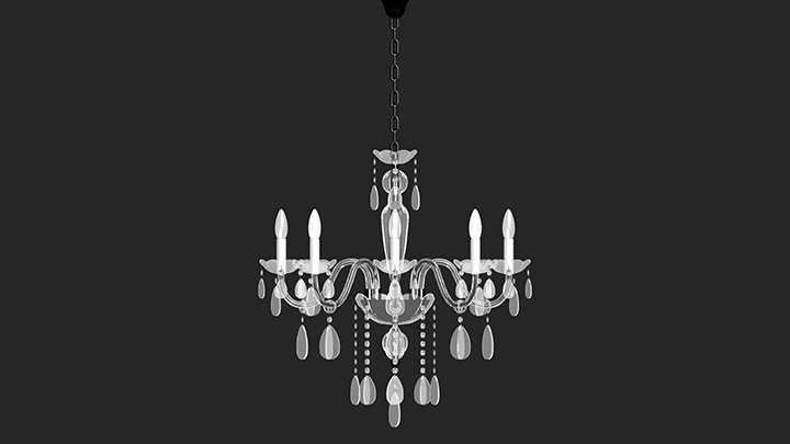 渲染模型_灯具851