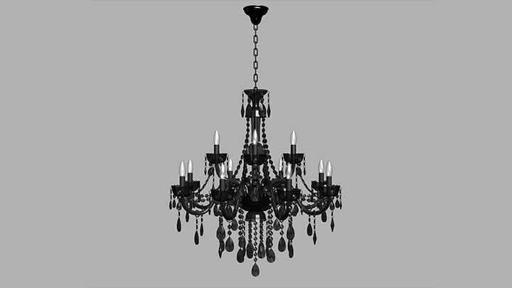 渲染模型_灯具871