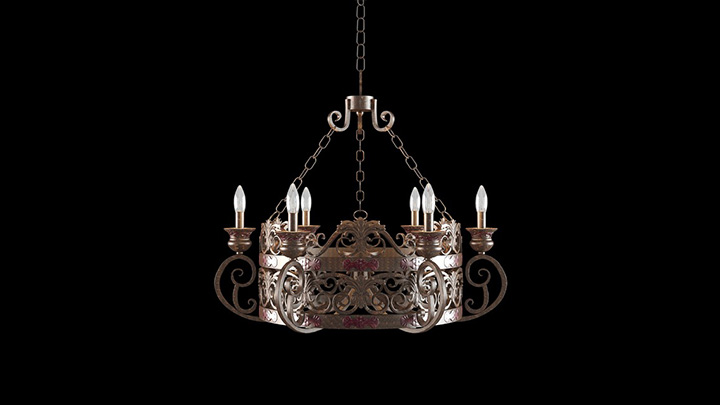 渲染模型_灯具904