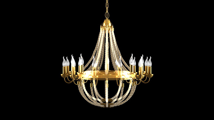 渲染模型_灯具910