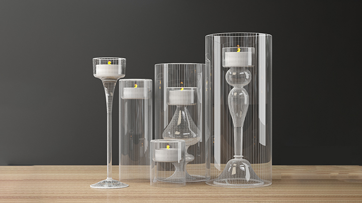 渲染模型_烛台072