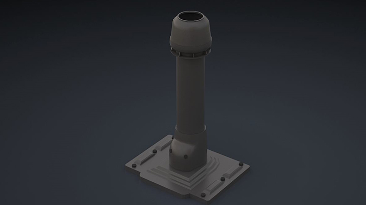 渲染模型_烟囱002