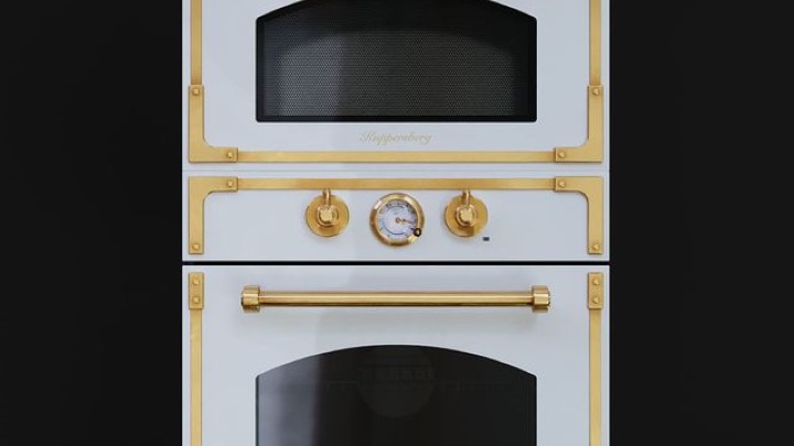 渲染模型_烤箱电磁炉燃气灶一体010